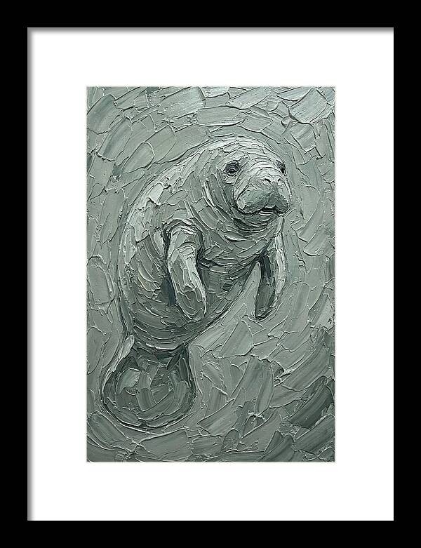 Manatee In Soft Hues