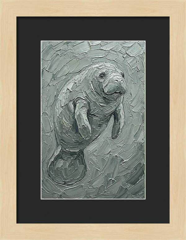 Manatee In Soft Hues