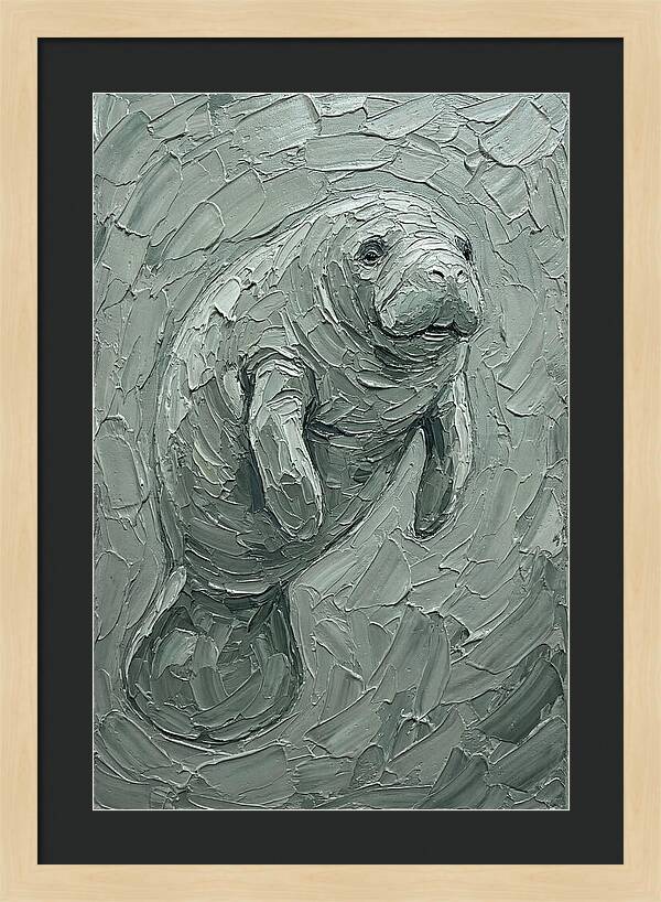 Manatee In Soft Hues