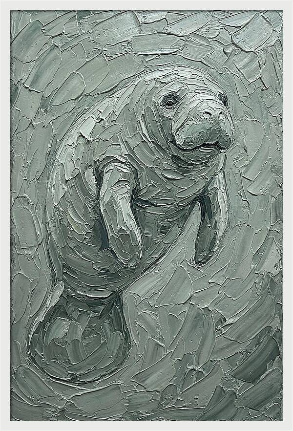 Manatee In Soft Hues