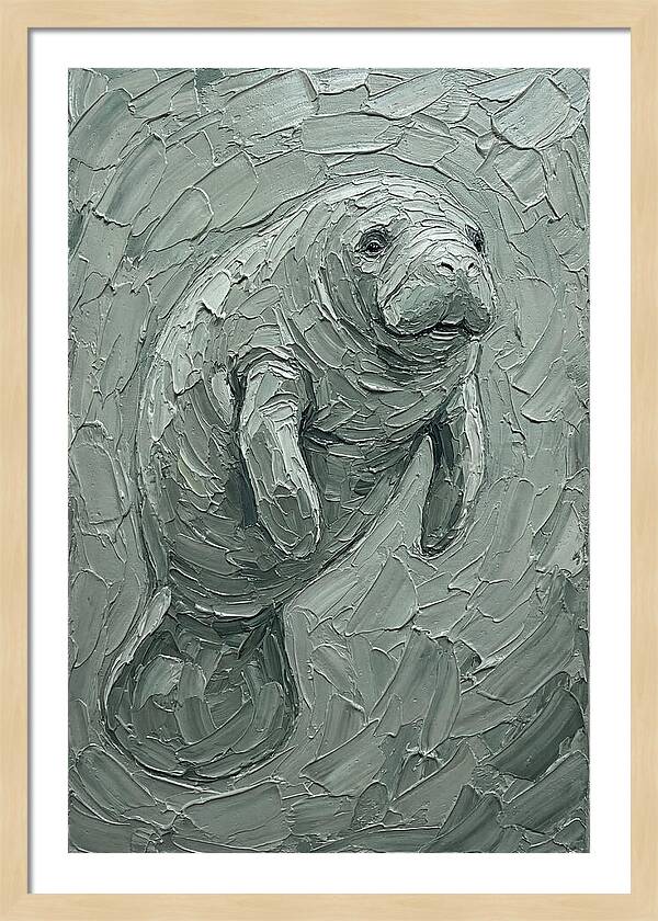 Manatee In Soft Hues
