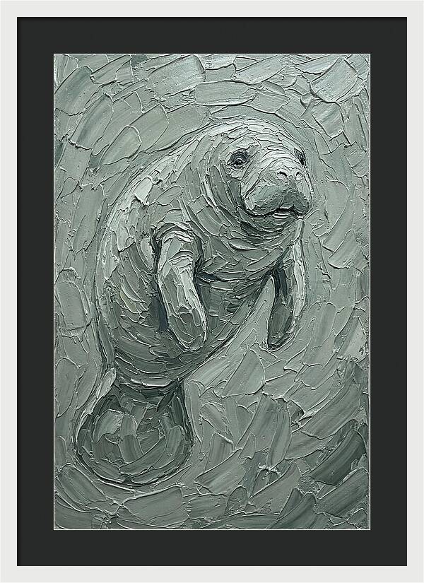 Manatee In Soft Hues