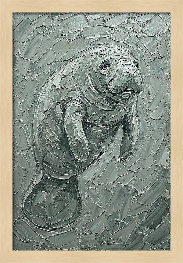 Manatee In Soft Hues