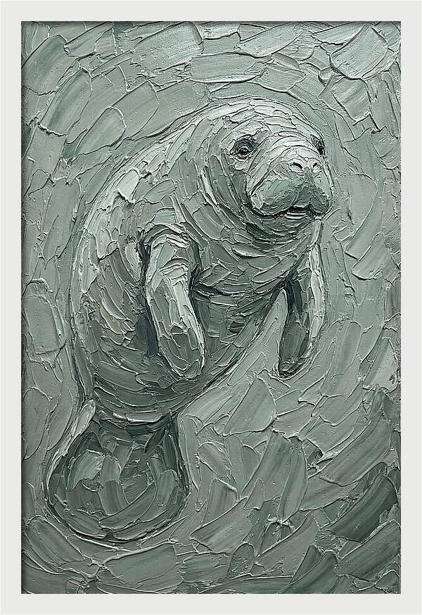 Manatee In Soft Hues