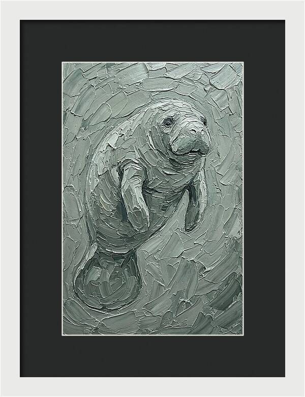Manatee In Soft Hues