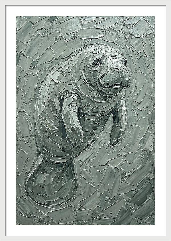 Manatee In Soft Hues