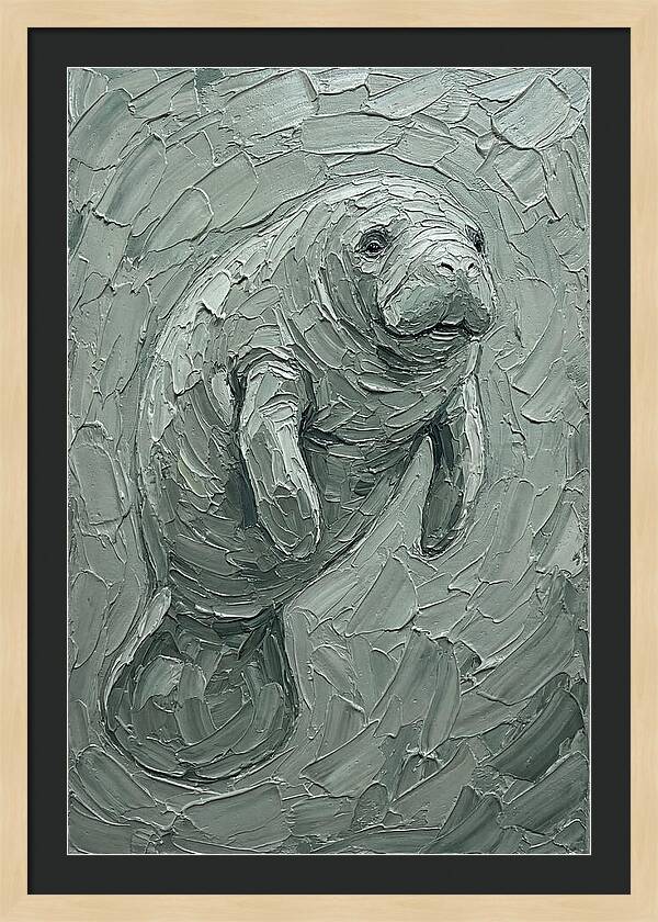 Manatee In Soft Hues