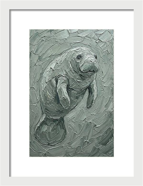 Manatee In Soft Hues