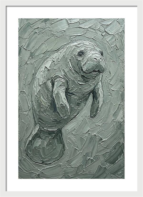 Manatee In Soft Hues
