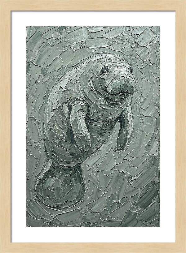Manatee In Soft Hues