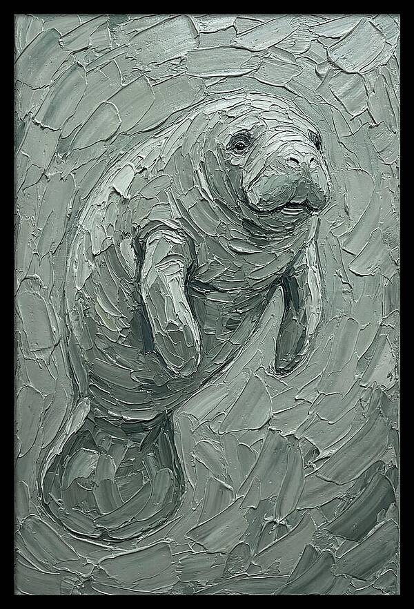 Manatee In Soft Hues