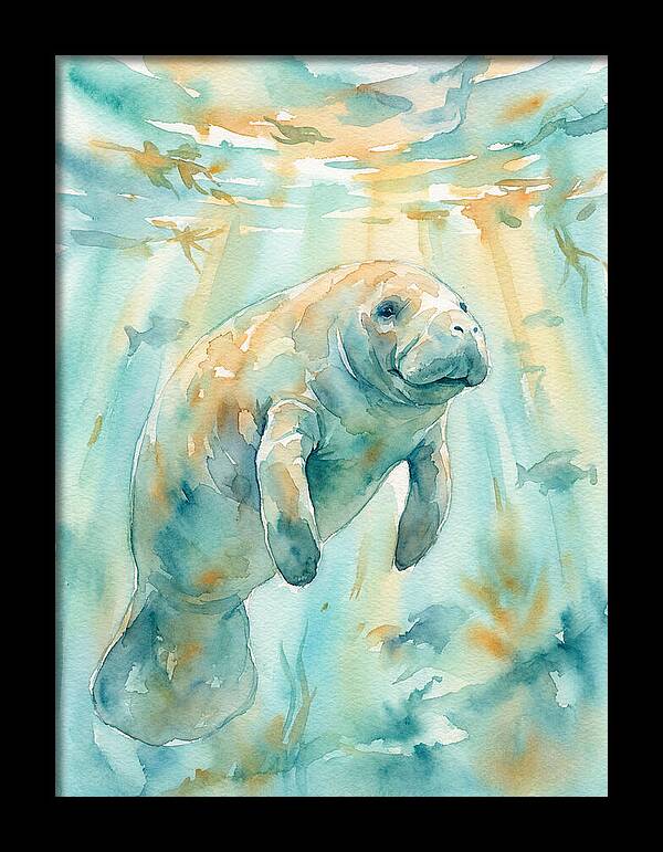 Manatee Swimming Gracefully