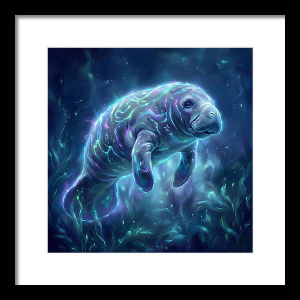 Manatee Underwater