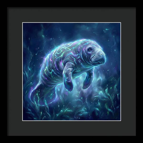 Manatee Underwater