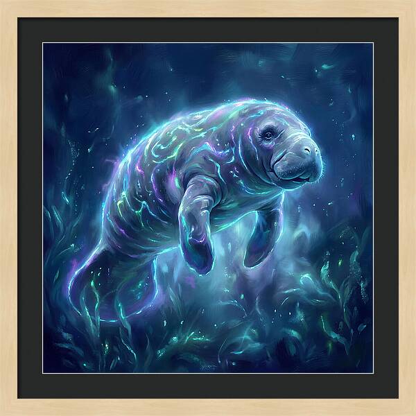 Manatee Underwater
