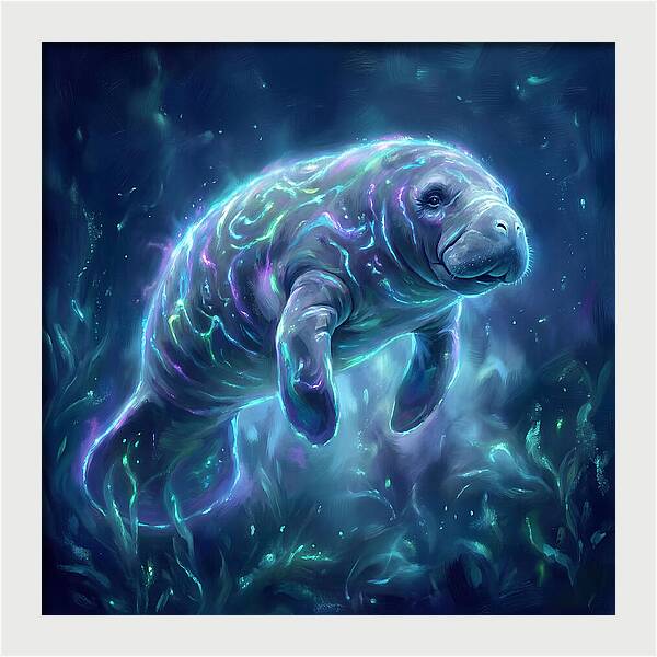 Manatee Underwater