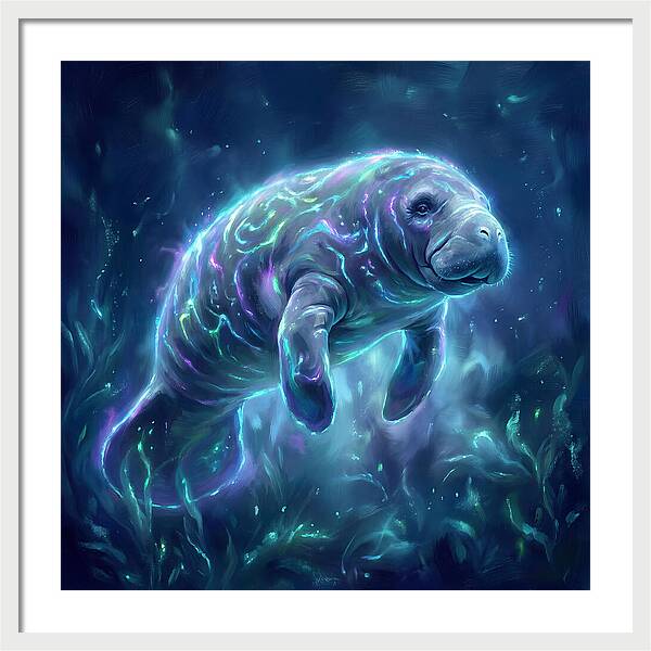 Manatee Underwater