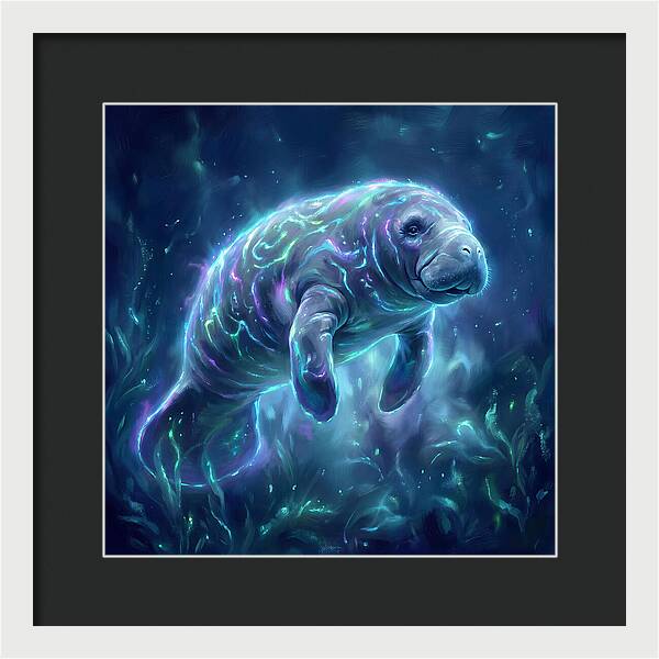 Manatee Underwater