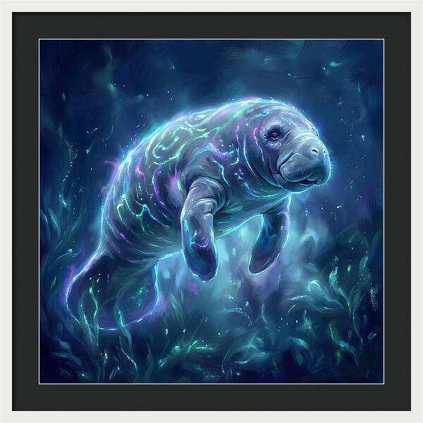 Manatee Underwater