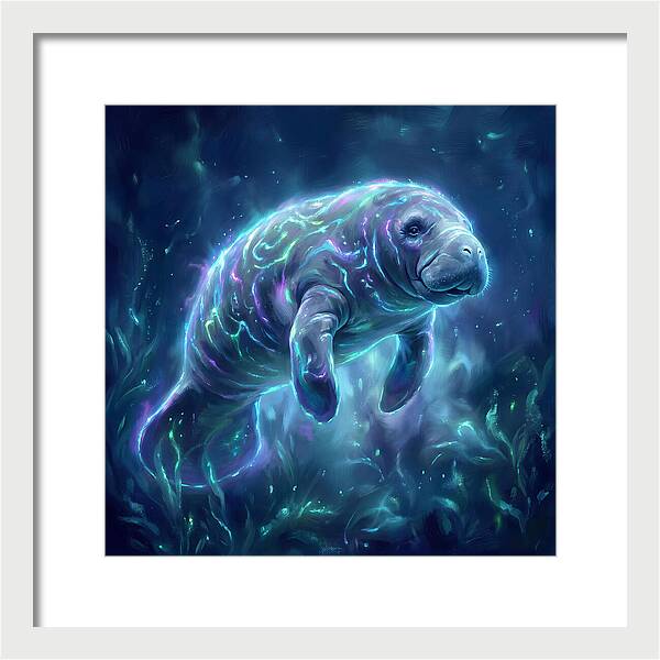 Manatee Underwater