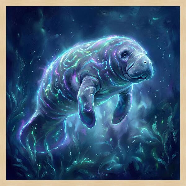 Manatee Underwater