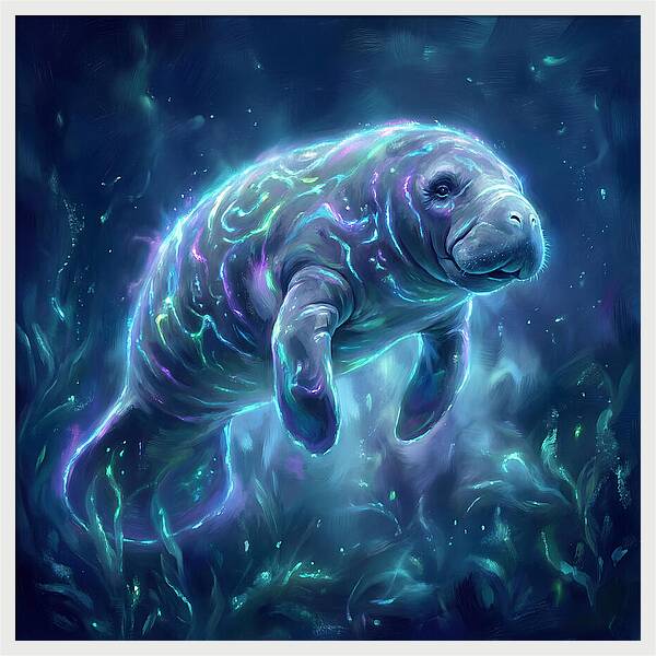 Manatee Underwater