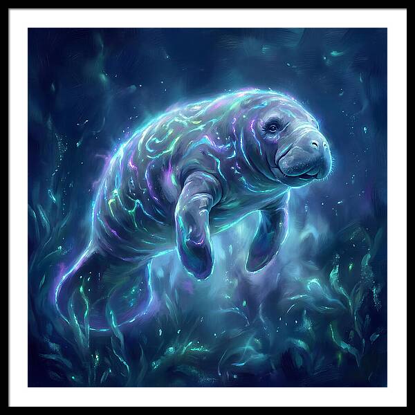 Manatee Underwater
