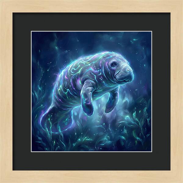 Manatee Underwater