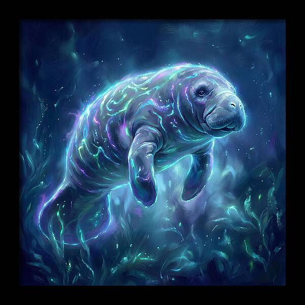 Manatee Underwater