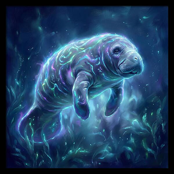 Manatee Underwater