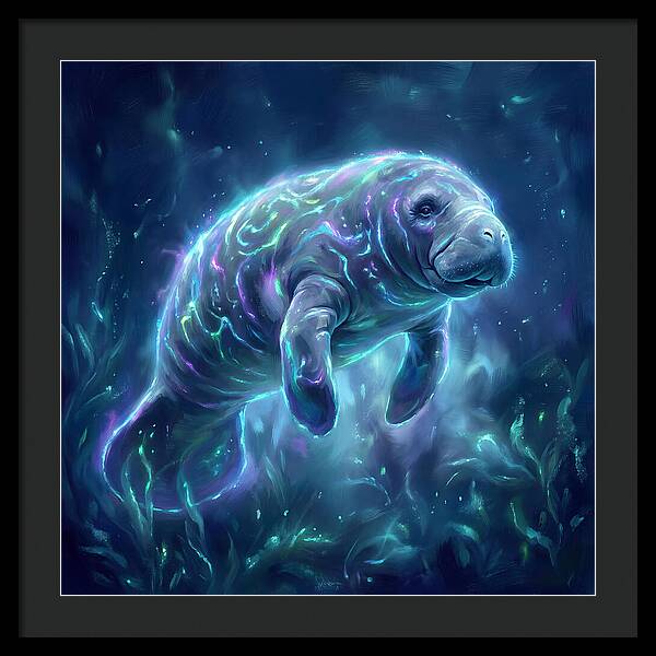 Manatee Underwater