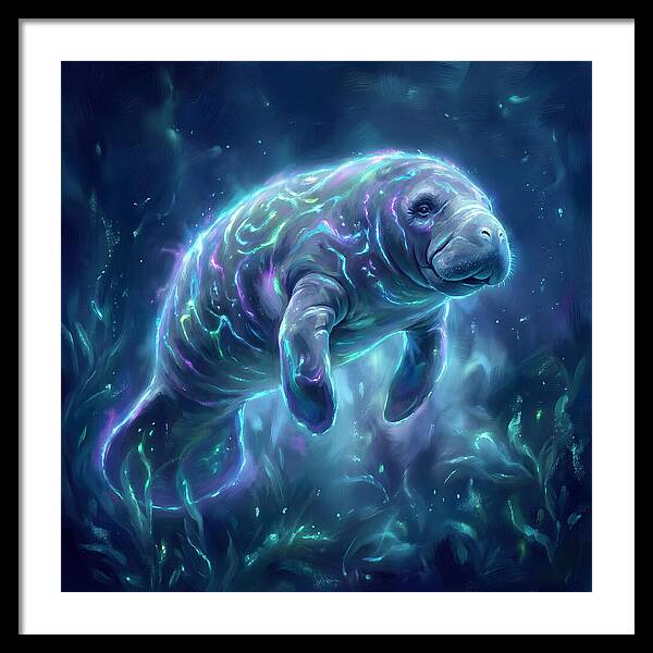 Manatee Underwater
