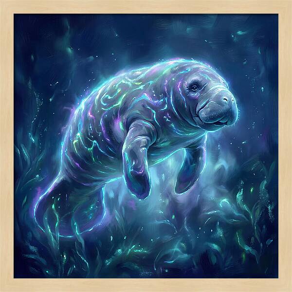 Manatee Underwater