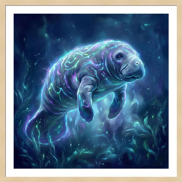Manatee Underwater