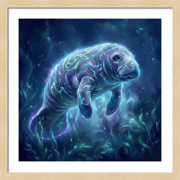 Manatee Underwater