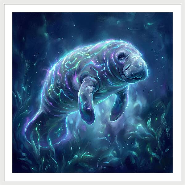 Manatee Underwater
