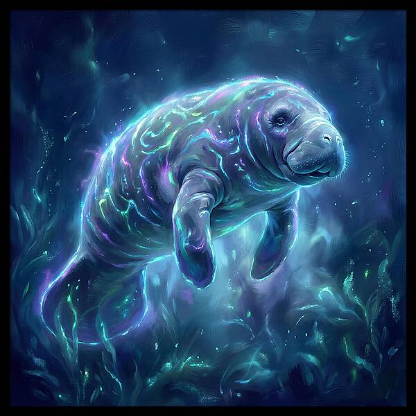 Manatee Underwater