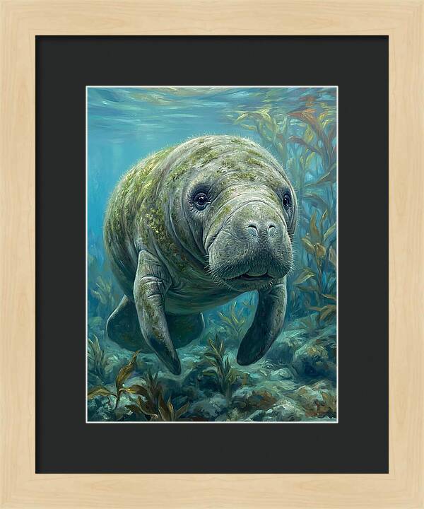 Manatee Underwater Serenity