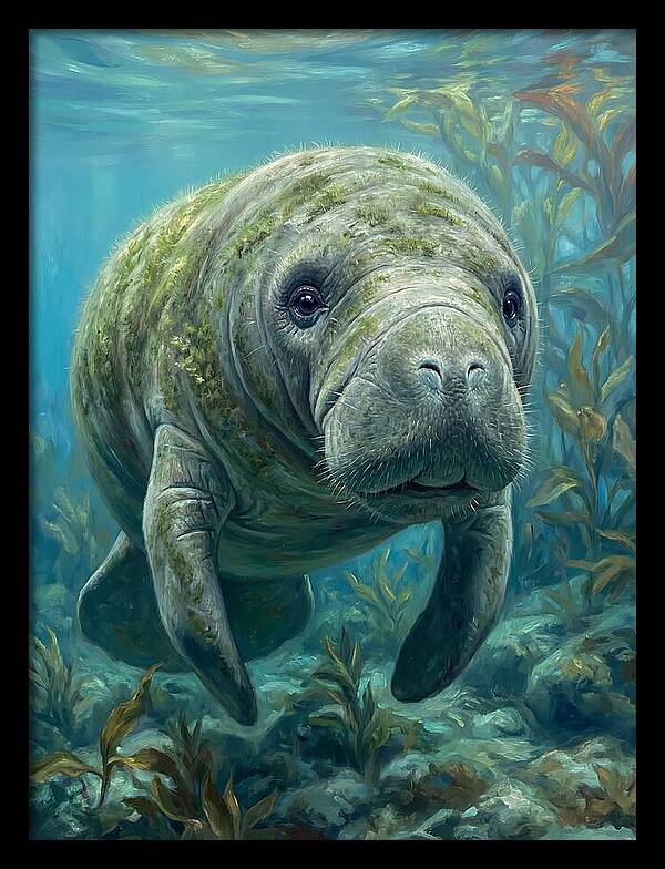 Manatee Underwater Serenity