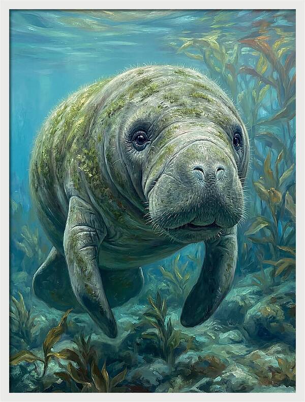 Manatee Underwater Serenity