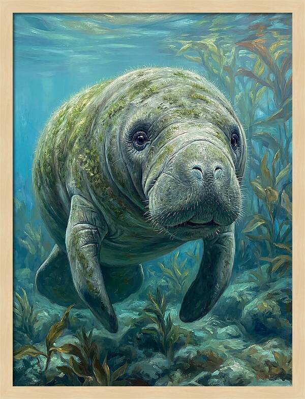 Manatee Underwater Serenity