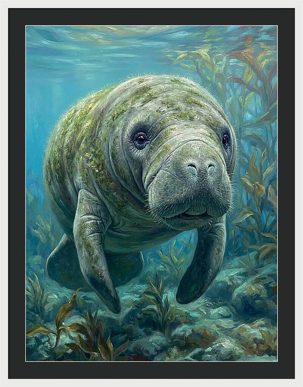 Manatee Underwater Serenity