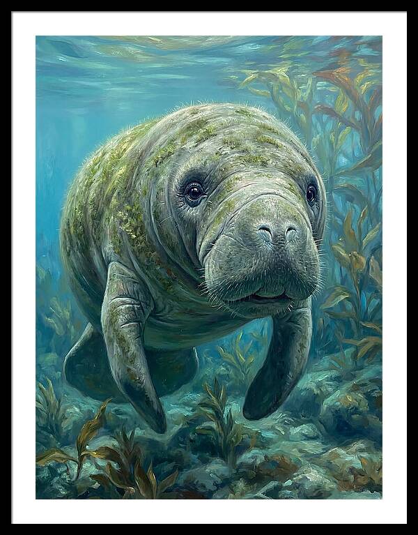 Manatee Underwater Serenity