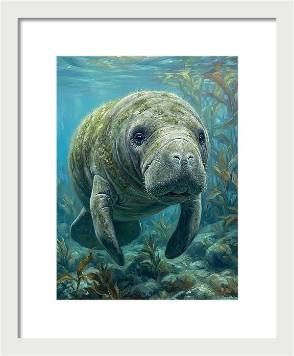 Manatee Underwater Serenity