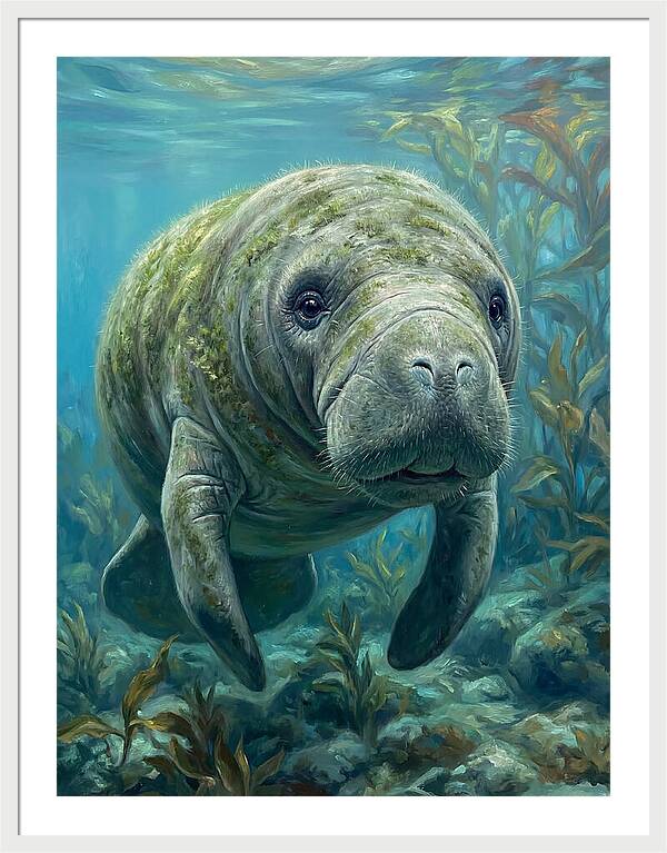 Manatee Underwater Serenity