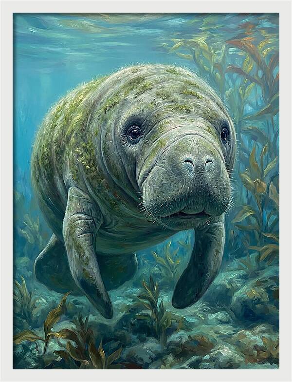 Manatee Underwater Serenity