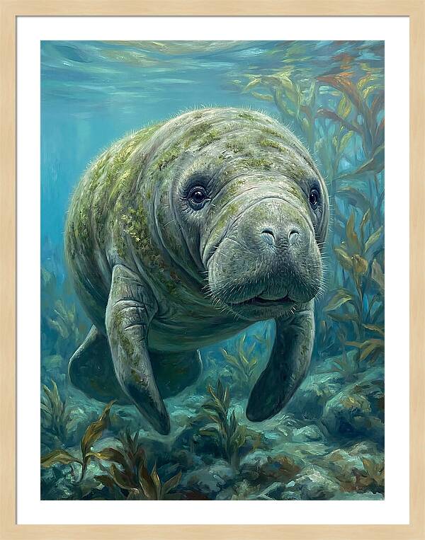 Manatee Underwater Serenity