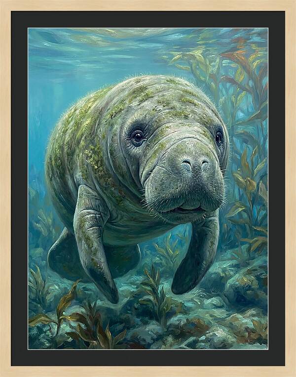 Manatee Underwater Serenity
