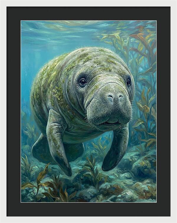 Manatee Underwater Serenity