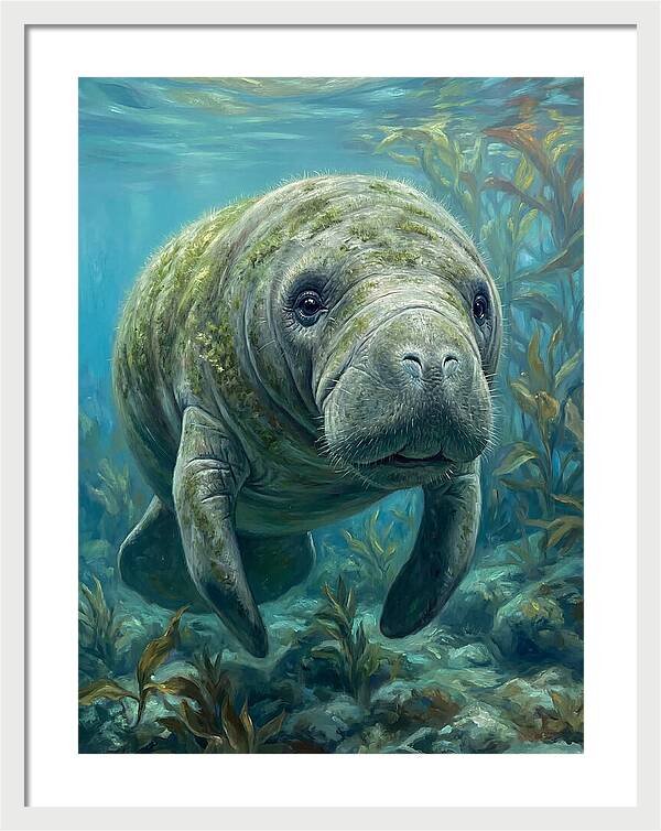 Manatee Underwater Serenity